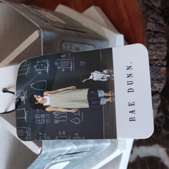 Rae Dunn by Designstyles Rotating Decorative Organizer 6 Compartment Wood/Metal - Picture 6 of 7